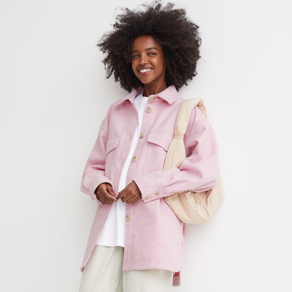 H&M Fleece shirt jacket